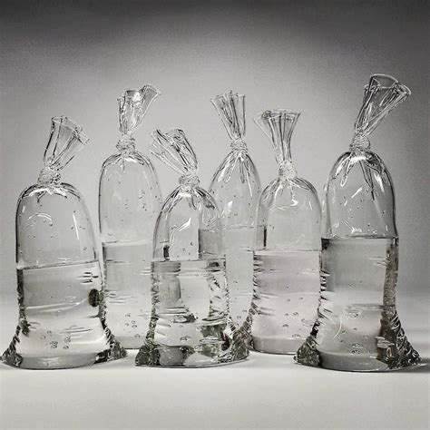 art glass bags plastic replica|Southwest Washington glass artist Dylan Martinez challenges .